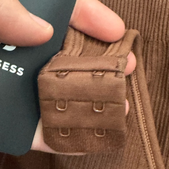 Chic Long Sleeve Brown Bodysuit - Picture 4 of 6